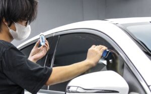 jasa glass cleaning + coating kaca mobil